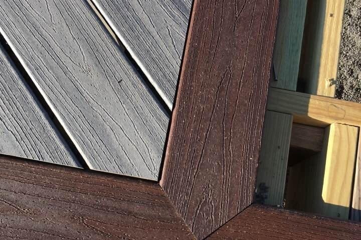 close up photo of dan brown trex decks